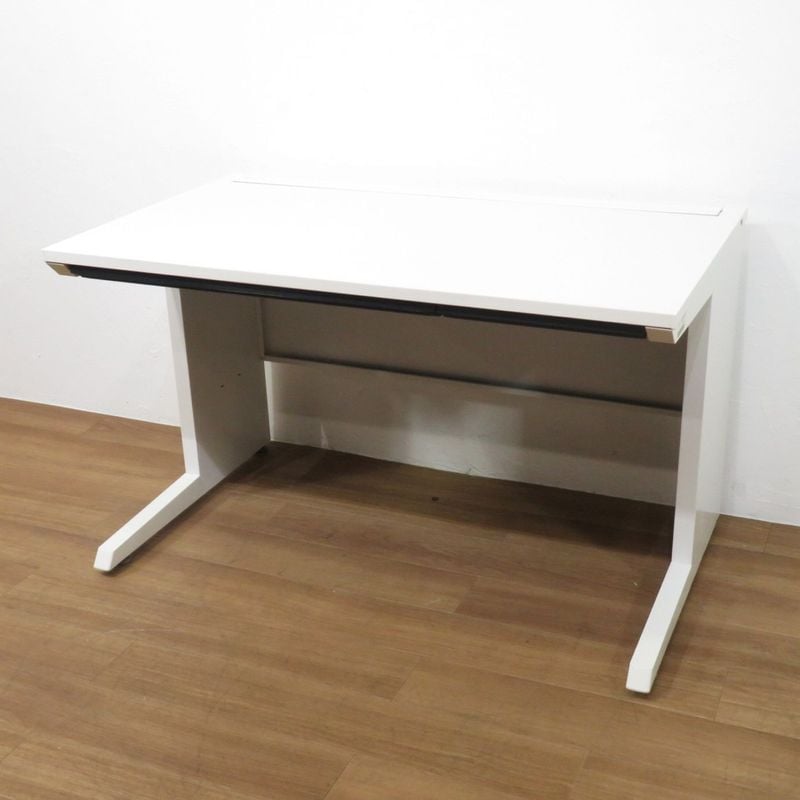 【中古】イトーキ 平デスク CZR-127HAC-9 ホワイト 幅1200×奥行700×高さ720mm 引き出し付 事務机 オフィスデスク 平机 中古オフィス家具 YH19495 