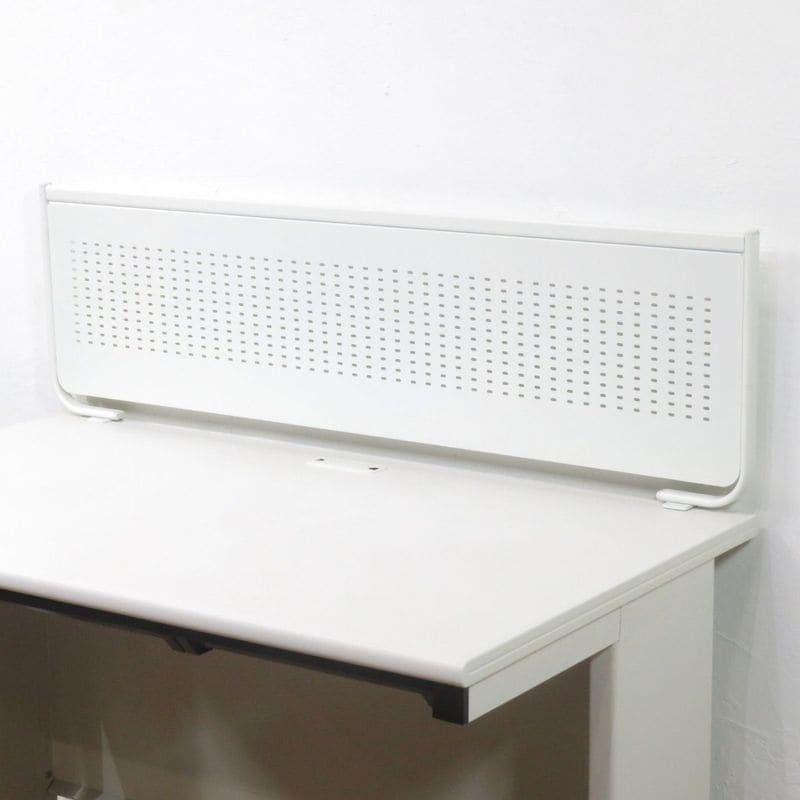 デスクトップパネル  ホワイト W1200 デスクパネル 仕切り デスクパーテーション 中古 YH19767 配送サイズ180