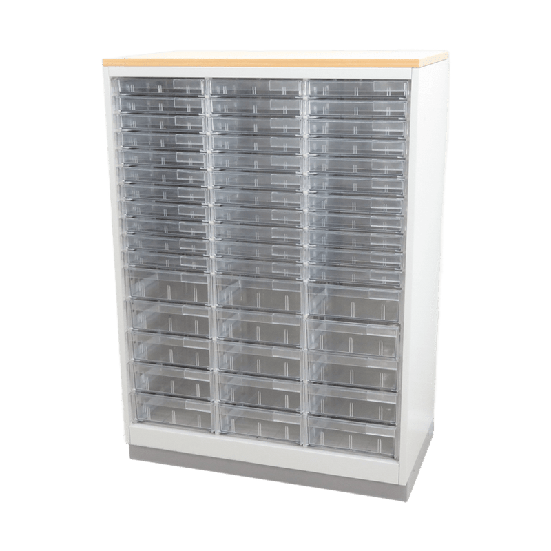 イトーキ シンラインキャビネットA4 クリスタルトレー HFM-108KAFN-WE ホワイト 中古 YH19763 配送サイズ250