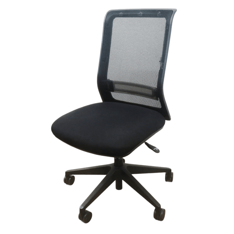 コクヨ エントリー CCR-GS7016 オフィスチェア ブラック 肘無し ハイバック 座スライド メッシュ  中古 AG19770 配送サイズ250