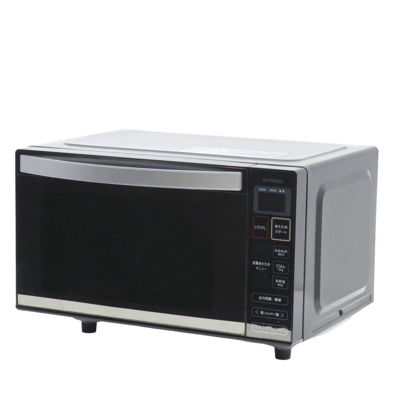 アイリスオーヤマ 電子レンジ IMB-FM18-5 ブラック 18L フラットテーブル 50Hz専用 中古 KK19754 配送サイズ140