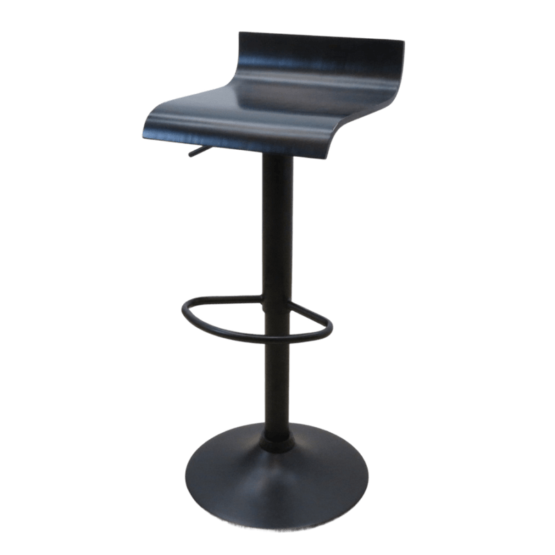 安吉 カウンターチェア WY-121 ブラック ハイスツール  ハイカウンターチェア  ハイチェア 中古 KK19741 配送サイズ160