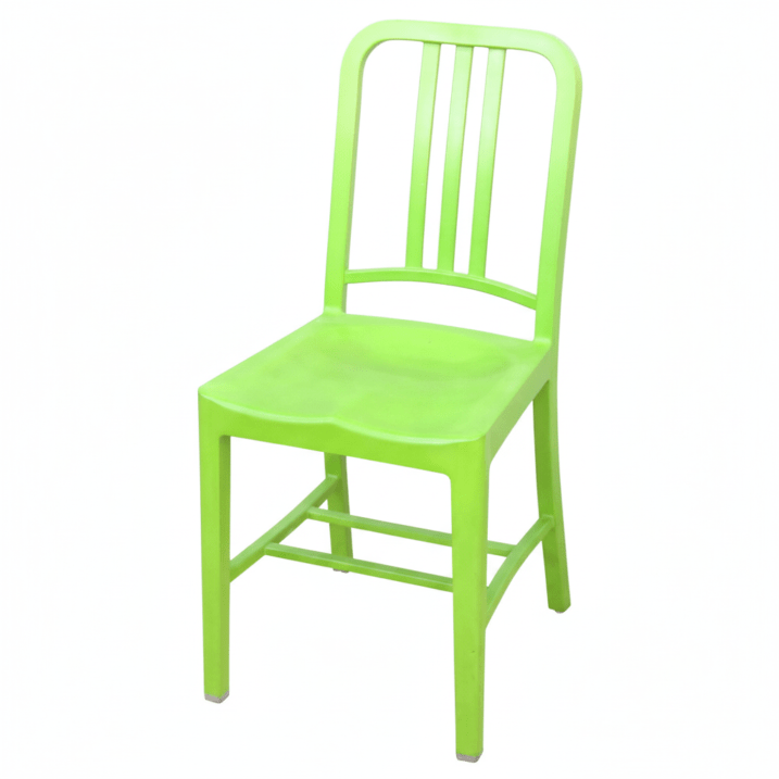 emeco 111 Navy Chair ミーティングチェア グリーン 肘無し ダイニングチェア コカ・コーラ×エメコ コラボ 中古 YH19869 配送サイズ200