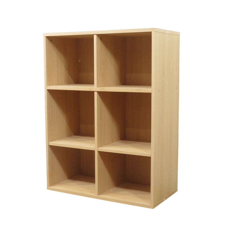 木製カラーボックス ナチュラル 幅800mm 奥行400mm 高さ1060mm 収納ラック カラーボックス  中古 AG19694 配送サイズ250