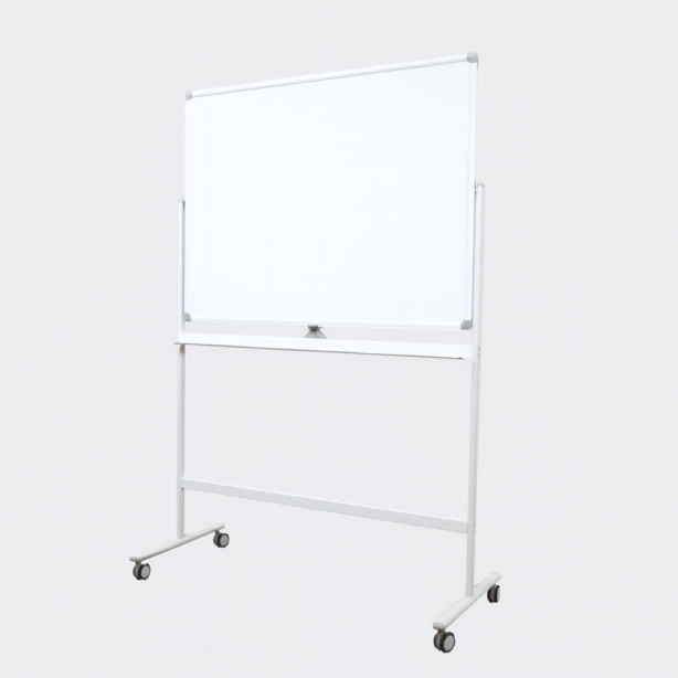 自立式ホワイトボード ホワイト W1200 白板 移動式 両面 中古 AG YH19457 配送サイズ400