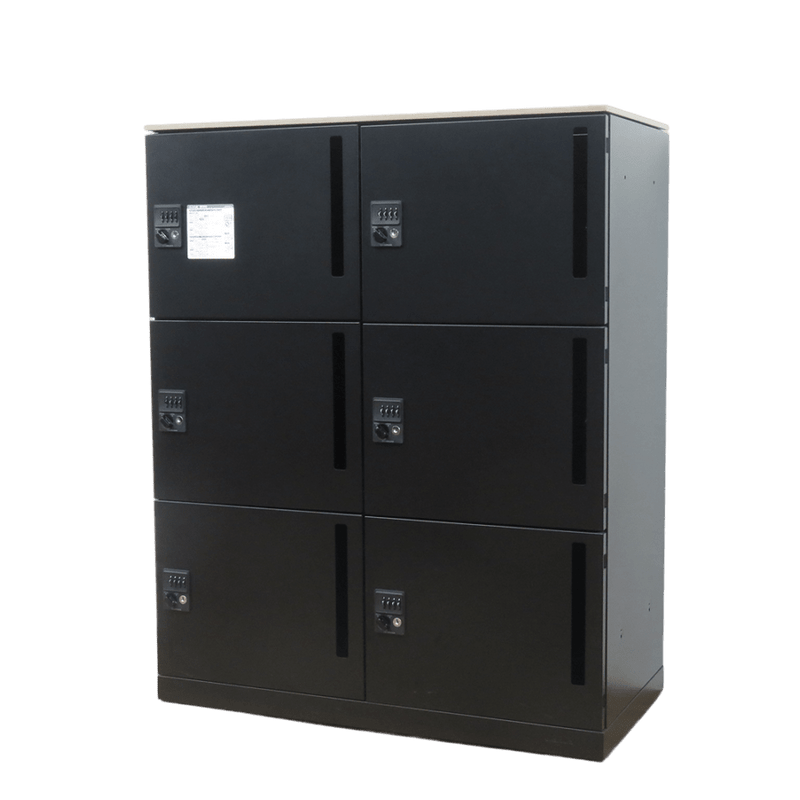 オカムラ レクトライン 4Z31CR ZH25 6人用パーソナルロッカー  個人ロッカー ダイヤル錠  中古 AG19841 配送サイズ300