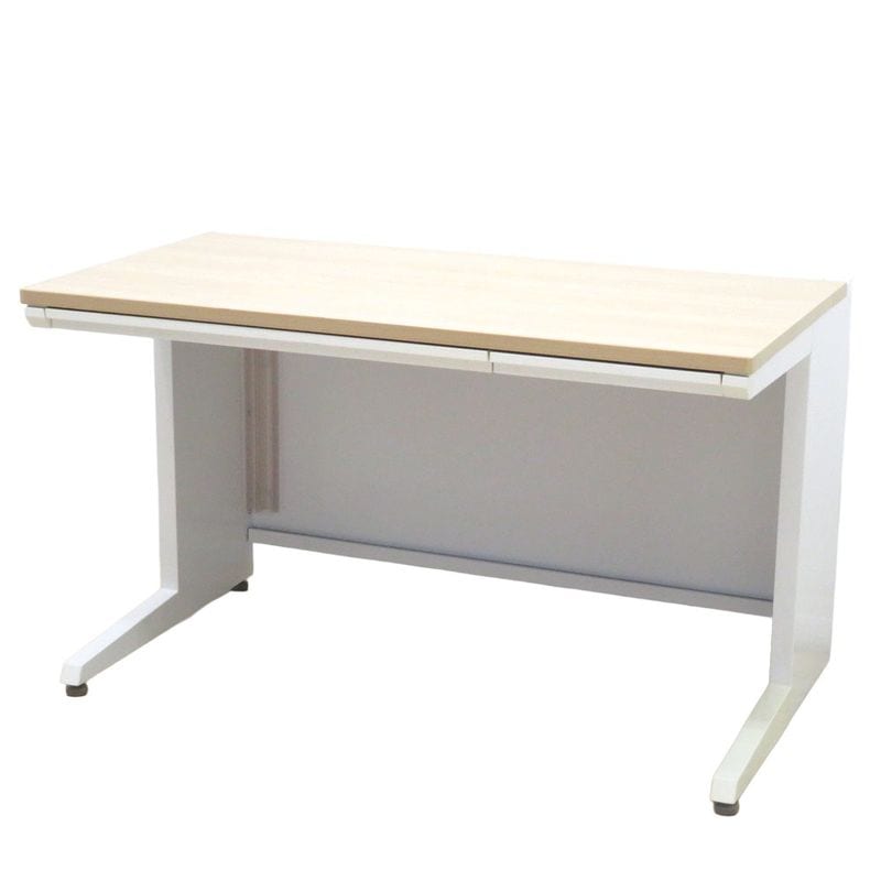 【中古】オカムラ 平デスク アドバンス 3V104P MK37 ナチュラル 木目 W1200 D700 H720 オフィスデスク 平机 引き出し有 中古オフィス家具 KK19274 