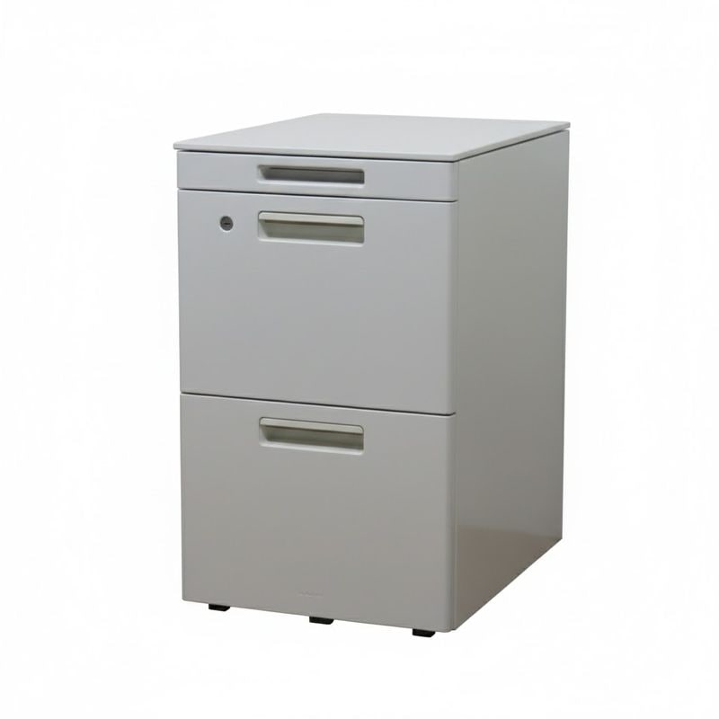 イケア IKEA ERIK 3段ワゴン ホワイト 収納ワゴン デスクワゴン ワゴン