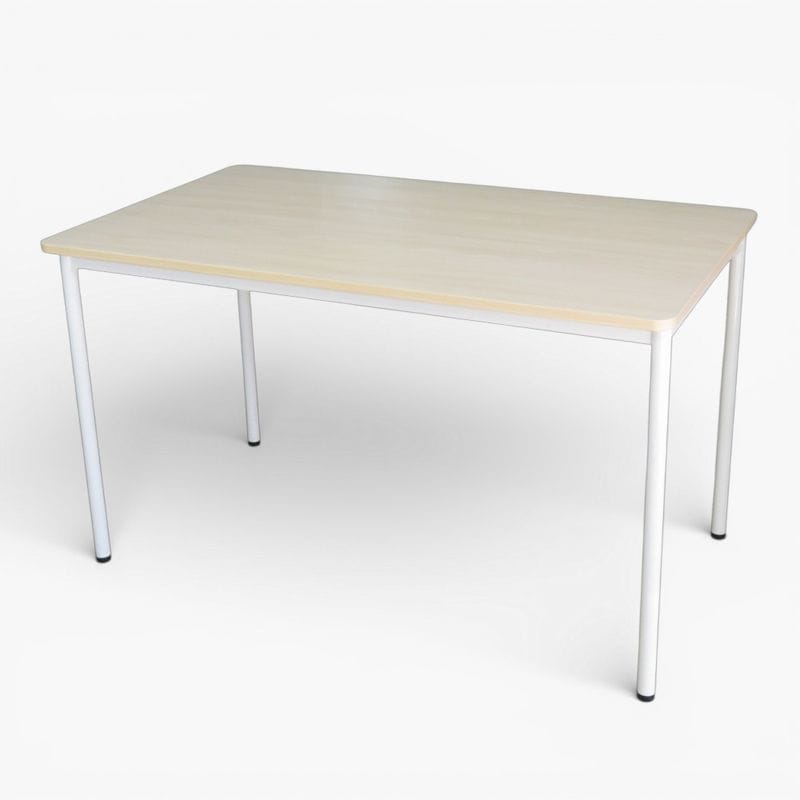 アールエフヤマカワ 平机 RFSPT-1270WH ナチュラル  W1200 ワークテーブル  オフィスデスク  中古 YH19999 配送サイズ300