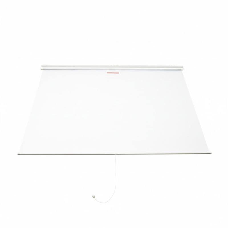 ロールスクリーン ナプコインテリア ホワイト 遮光 幅1210 高さ1110mm マグネット式 オフィスインテリア  AG19696 中古 配送サイズ180