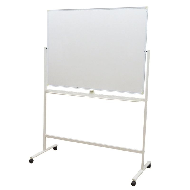 プラス 両面自立式ホワイトボード SI-TA2D ホワイト W1300 D560 H1800(1200×900) 白板 キャスター ペントレー 中古 EG19432 配送サイズ400