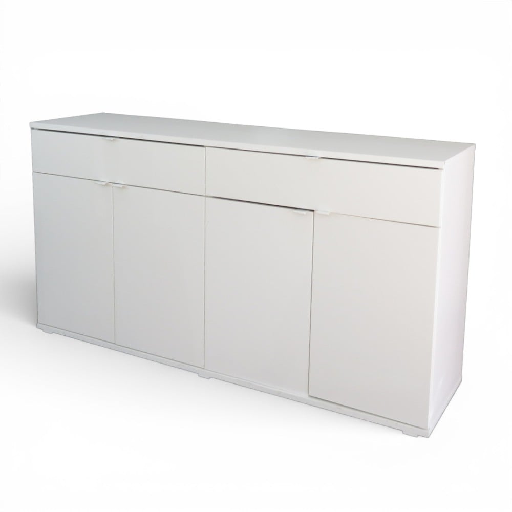 中古】IKEA サイドボード書庫 ヴィーハルス ホワイト キャビネット