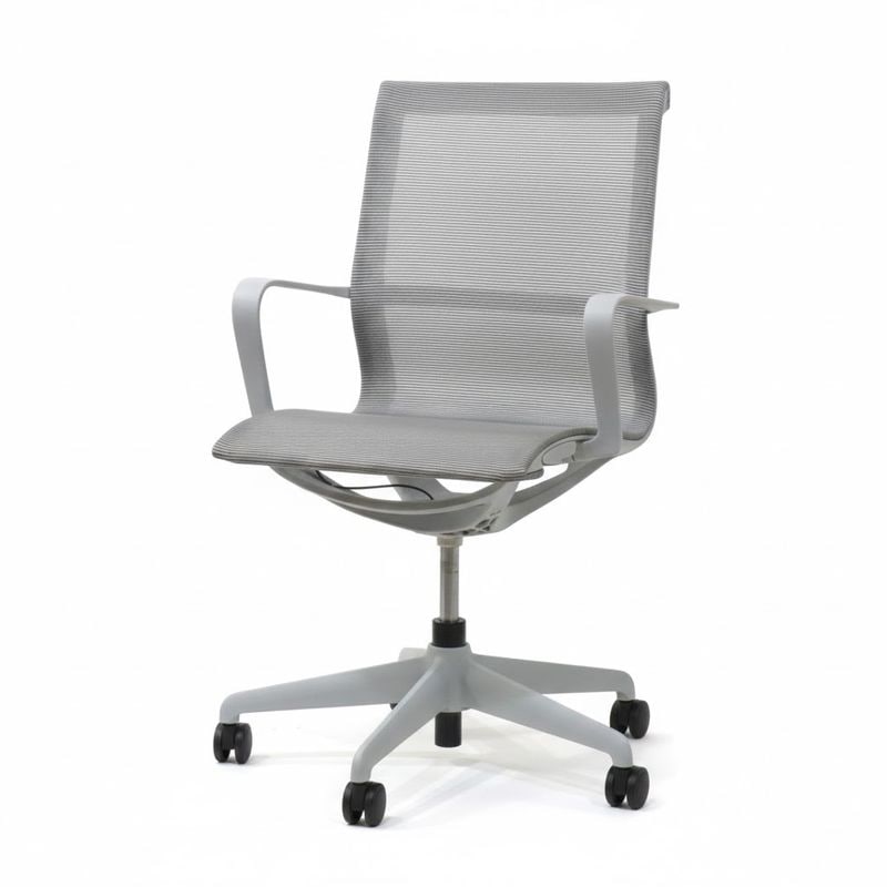 ペイゴ オフィスチェア Aries オーストラリア グレー 事務椅子  タスクチェア メッシュ デスクチェア AG20046 中古 配送サイズ240