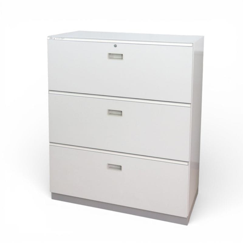 【SALE】イトーキ 3段ラテラル書庫 HTM-103AAS-WE ニューグレー キャビネット 収納庫 書類棚 中古 YH20009 配送サイズ300