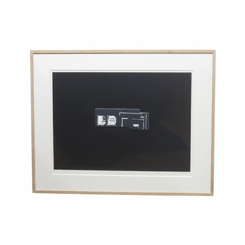 【正規品】絵画 Sergi Aguilar Silent33 アートフレーム オフィスインテリア オフィスアクセサリー 中古 AG19372 