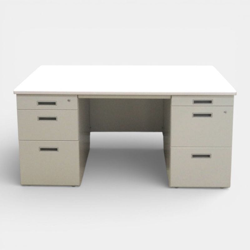 中古オフィス両袖デスクの販売