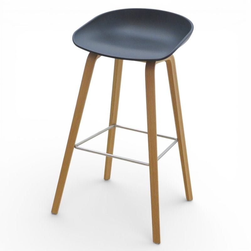 HAY AAS 32 2.0 HIGH カウンターチェア ブラック ハイスツール ハイカウンターチェア KK20219 EG20219 配送サイズ200 中古