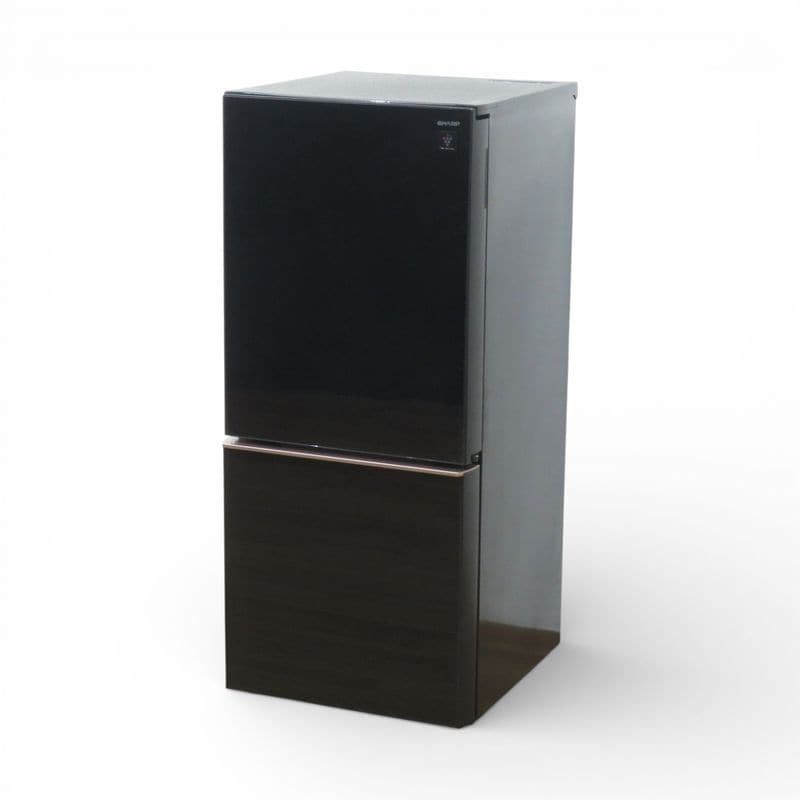 シャープ 冷蔵庫 SJ-GD14D-B ブラック ブラック 137L プラズマクラスター 耐熱テーブルトップ  保存 中古 AG19961 配送サイズ240