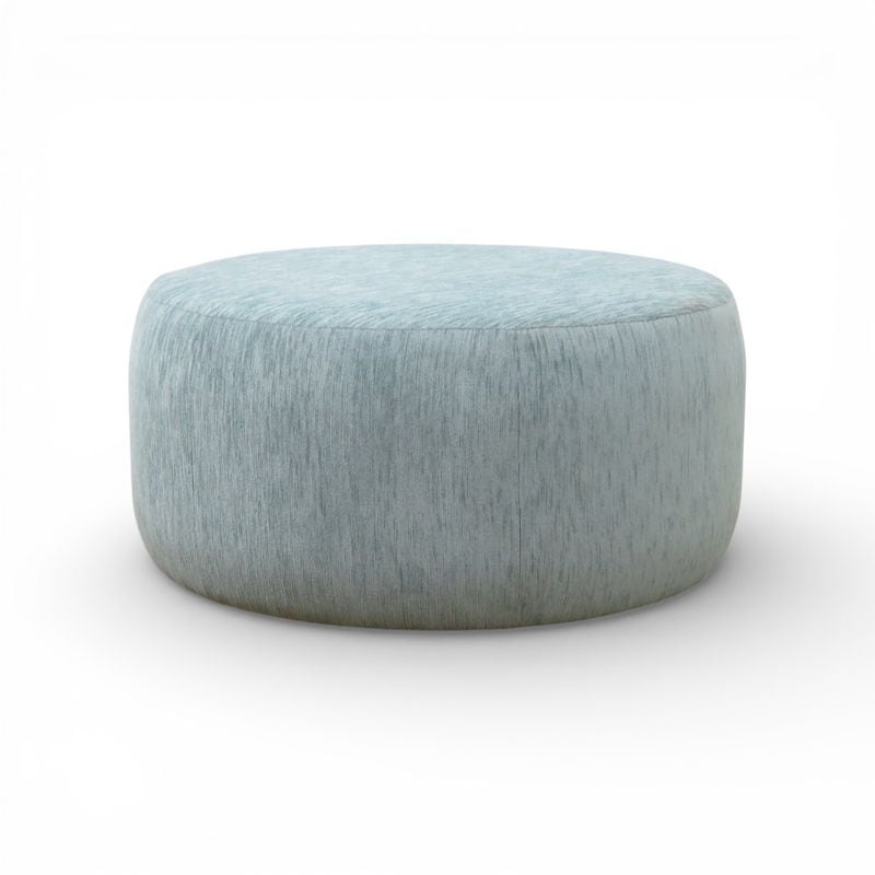 【中古/展示品】弘益 スツール PLAT-ST09 ライトブルー 円形ソファ 腰掛け ラウンドソファ AG20085 中古オフィス家具