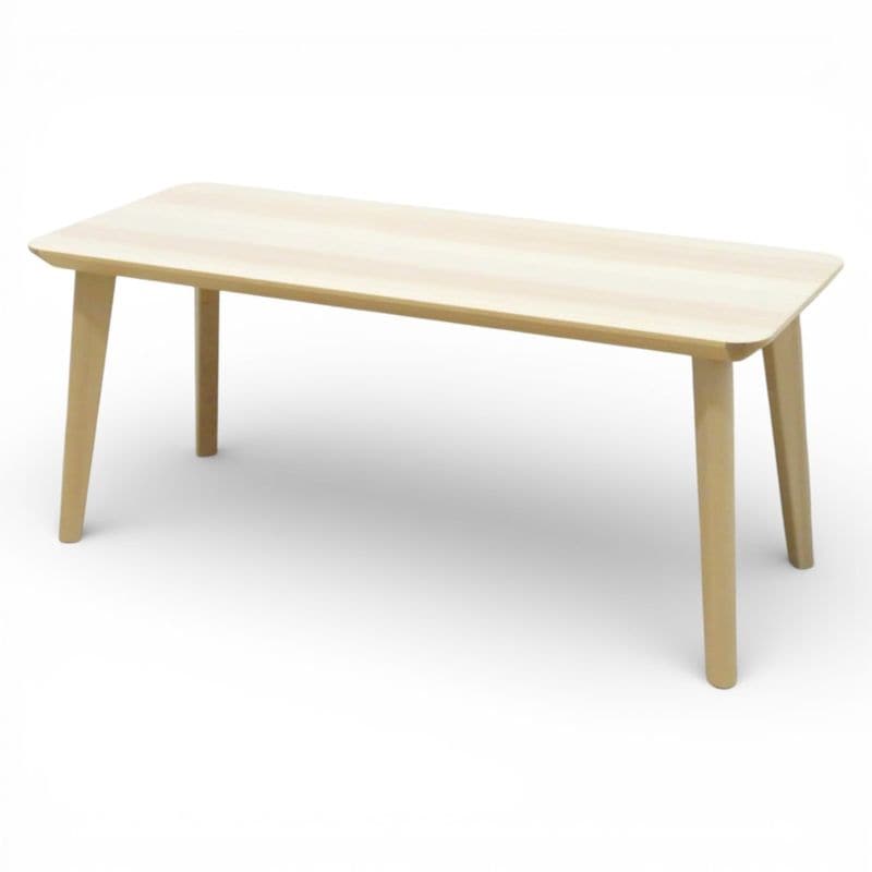 イケア コーヒーテーブル LISABO ナチュラル アッシュ材 W1180 D500 H500 木製 無垢材 ローテーブル KK20191 中古 配送サイズ200