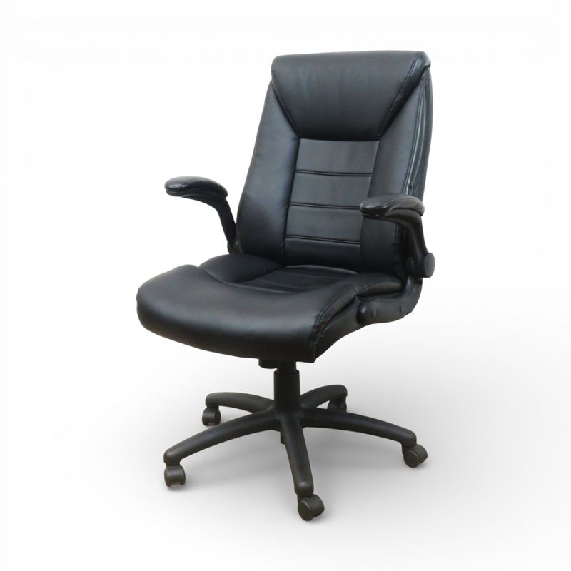 サンワサプライ 役員用チェア 150-SNCL031 ブラック 社長椅子 オフィスチェア レザー調 中古 YH19625 配送サイズ300