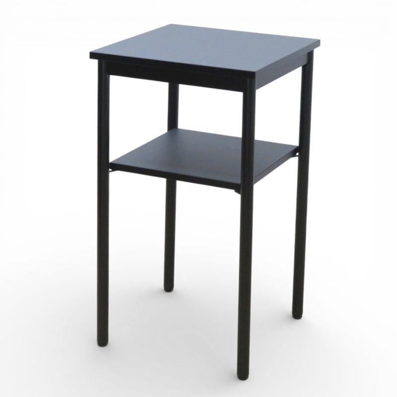 プラス 電話台 TS-CT450 DG/BK ブラック W450 D450 H800 テレフォンスタンド 受付台 テーブル EG20229 中古 配送サイズ180