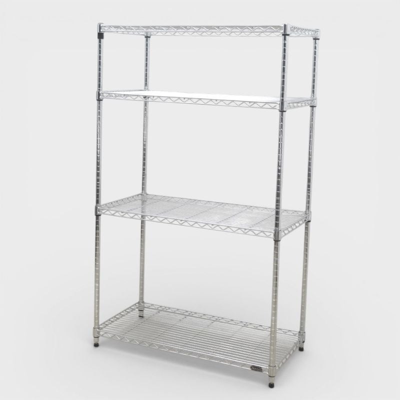 イケア IKEA カラックス オープンシェルフ 2列2段 ボックス2個付き