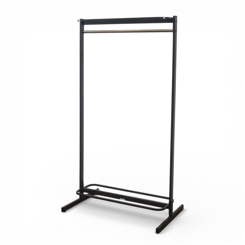 プラス ハンガーラック C0-30 ブラック 幅890mm 高さ1650mmコートハンガー ポールハンガー パイプハンガー 中古 AG20342 配送サイズ200