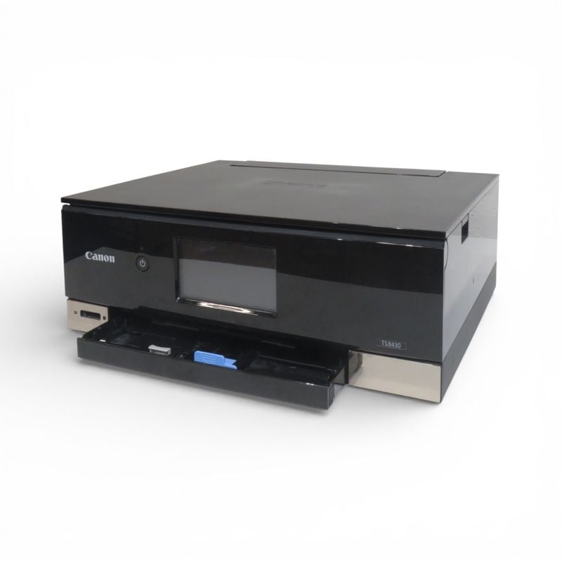 キヤノン 複合機 PIXUS TS8430 ブラック A4 インクジェットプリンター コピー機 印刷機 スキャナ OA機器 中古 AG19637 配送サイズ120