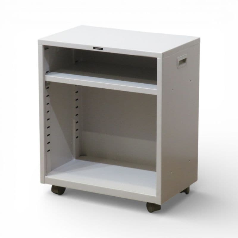 ナカバヤシ オープンワゴン ND-622 ホワイト デスクワゴン デスク下収納 デスクターナ キャスター付き 中古 AG20486 配送サイズ160