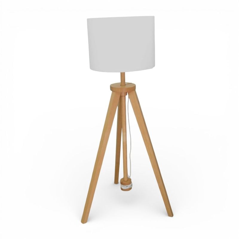 イケア ヘクタル フロアライト ホワイト フロアスタンド 照明 中古 YH19885 配送サイズ300