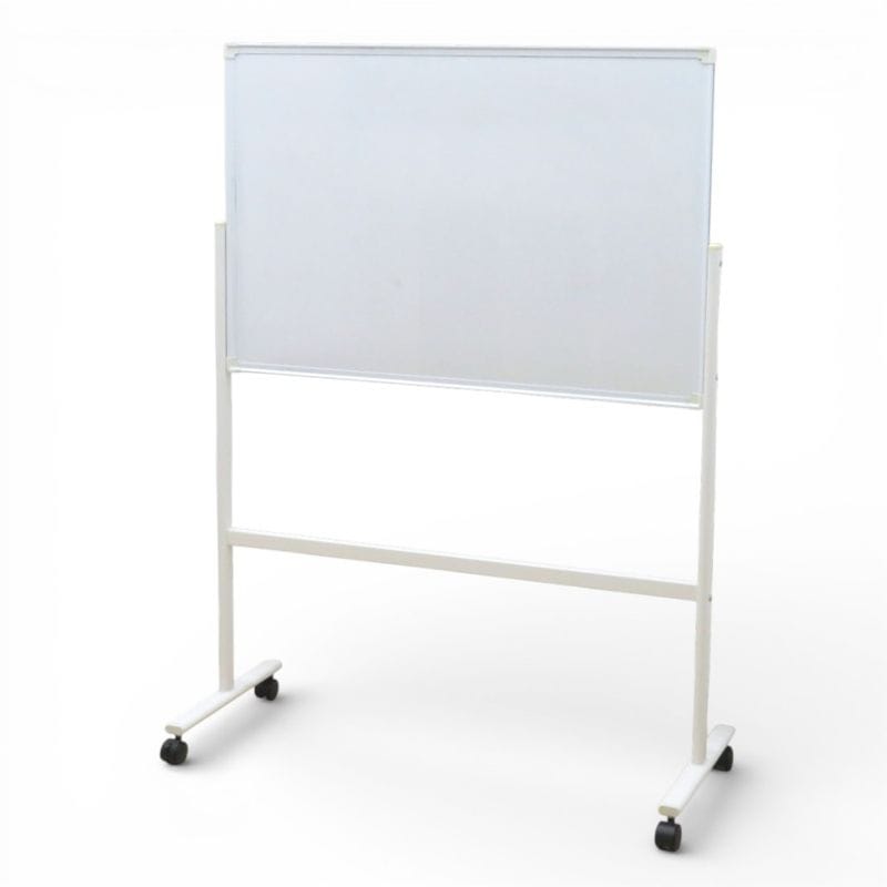 プラス 自立式ホワイトボード WB-0906SSJT W900×H600 WB-0906SSJT 片面 白板 脚付き キャスター ホワイト 中古 KK20424 配送サイズ240
