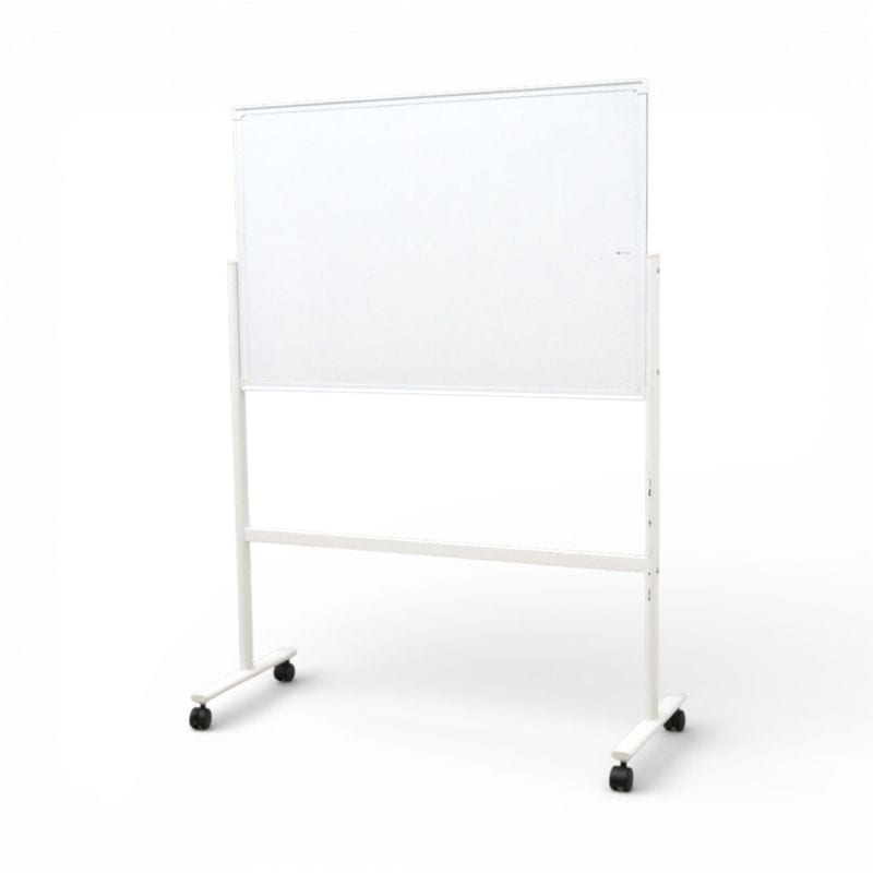 【中古】 プラス 自立式ホワイトボード WB-0906SSJT ホワイト 片面 脚付き キャスター 中古オフィス家具 KK20424