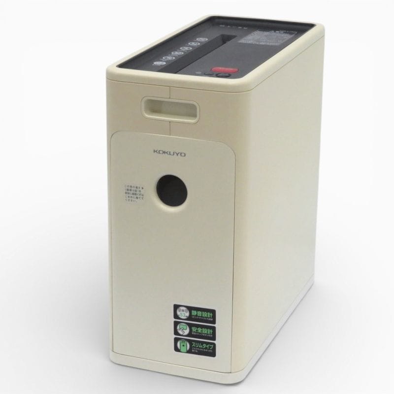 ※本体ヤケ コクヨ 小型シュレッダー S-trayシリーズ KPS-X120 W180 D390 H380 A4対応 ホワイト 中古 KK20420 配送サイズ120