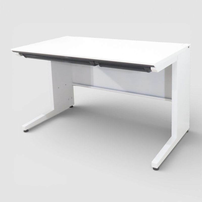 コクヨ IS 平デスク W1200 D700㎜ H720SDT-IS127PAWN ホワイト 事務机 オフィスデスク 平机 中古 KK20546 配送サイズ300