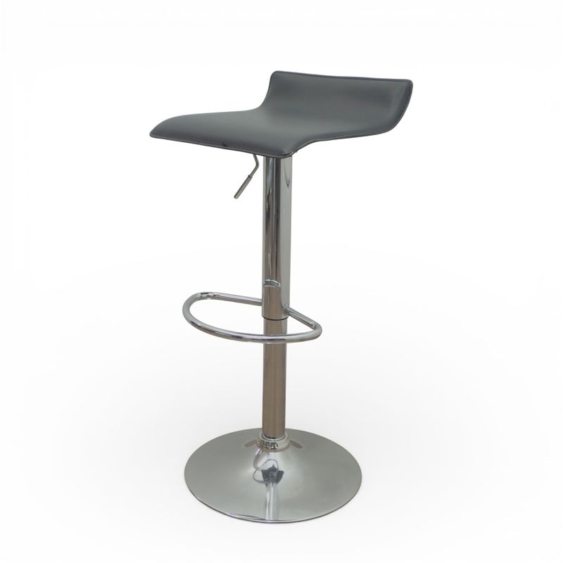 ハイスツール ブラック カウンターチェア  昇降機能 足置き付き 中古 EG19973 配送サイズ160