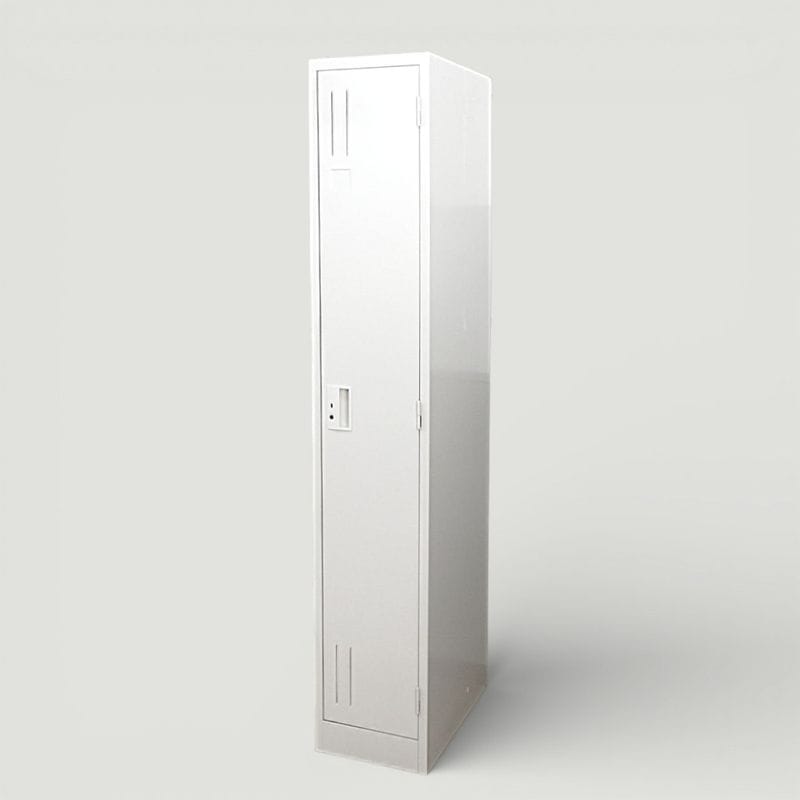【中古】アルプススチール 1人用ロッカー  ホワイト スタンダードロッカー L17-AW W317 D515 H1790 中古オフィス家具 YH20577