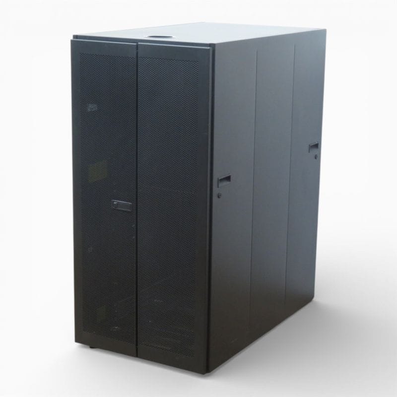 IBM サーバーラック S2 25U スタンダード・ラック 9307-2RX ブラック 幅605 奥行1000 高さ1245mm 中古 YH20606