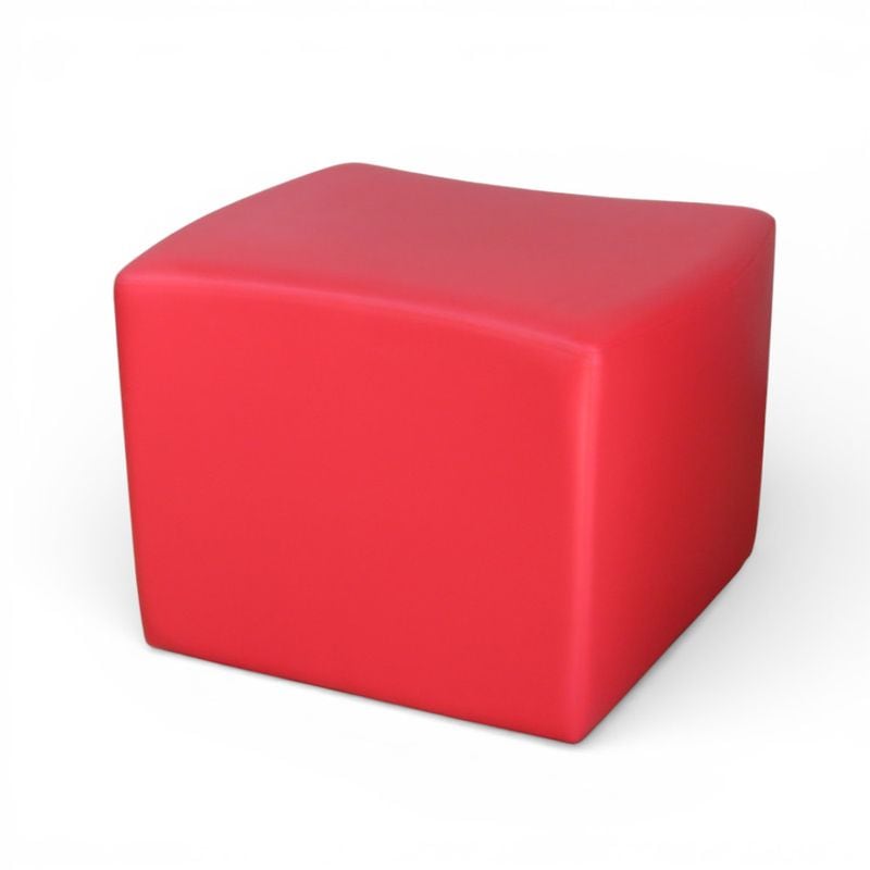 ロースツール レッド オットマン 腰掛け 中古 YH20586 