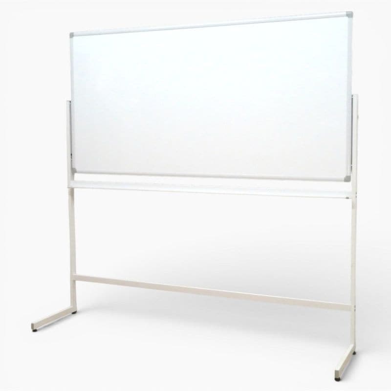 自立式ホワイトボード ホワイト 白板 脚付き 自立式 片面 ペントレー 中古 KK19552