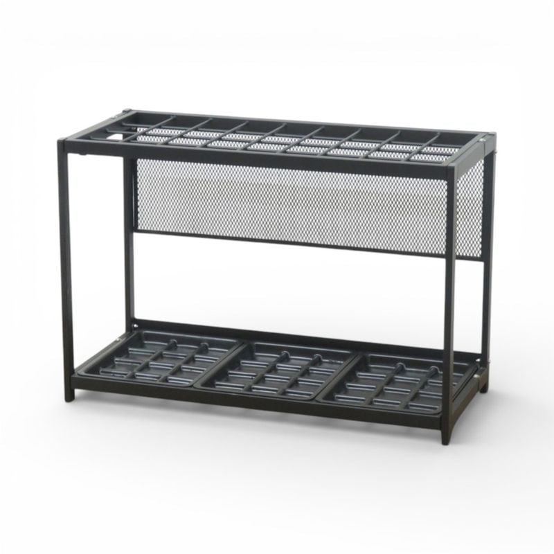 コクヨ KOKUYO 傘立て 30本用 グレー 鍵付き ロック式 シルバー 笠立