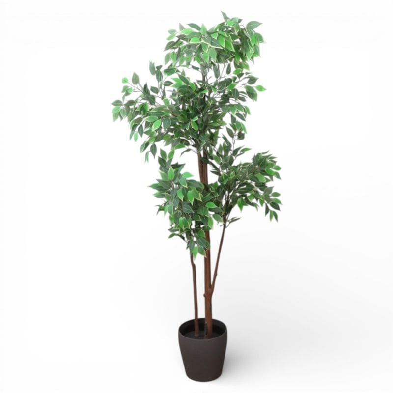 イケア フェイクグリーン 人口植栽 グレー 高さ153㎝ 人口観葉植物 中古 YH20449 