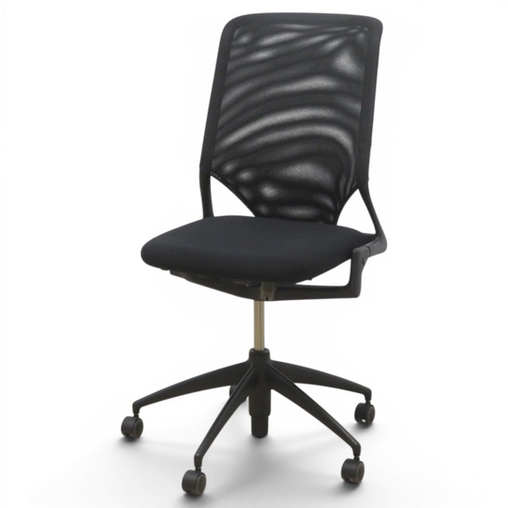 中古】vitra オフィスチェア メダ2 ブラック 肘無し アルベルト・メダ