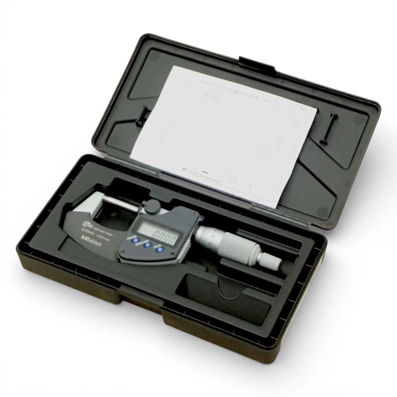 ミツトヨ デジマチックマイクロメータ デジタルマイクロメータ MDC-25MX ブラック/シルバー 中古 外側マイクロメータ デジマイクロ EG20210-1 配送サイズ60