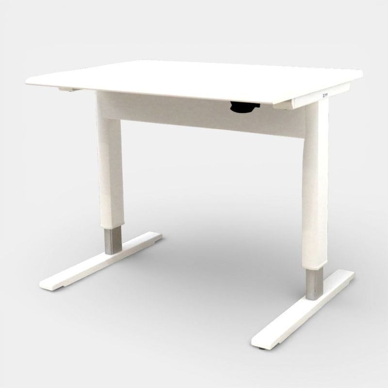 【中古】サンワサプライ 上下昇降デスク ERD-GA10070 ホワイト オフィスデスク ガス圧昇降 中古オフィス家具 KK20686
