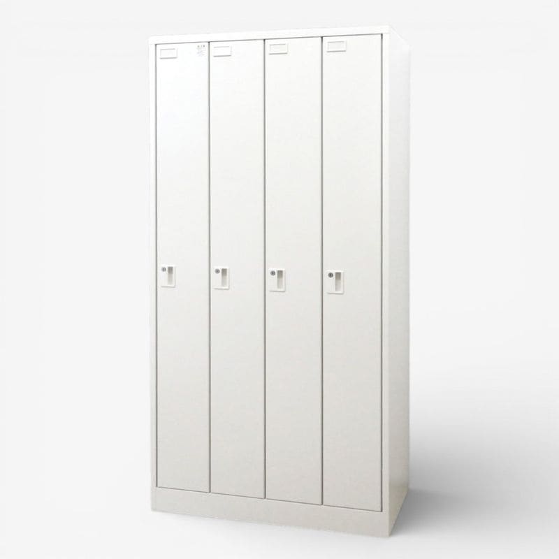 【中古】 イトーキ 4人用ロッカー WN型 HDWN-0941S-W9 ホワイト W900 D515 H1790 上網棚  更衣ロッカー 中古オフィス家具 KK20721