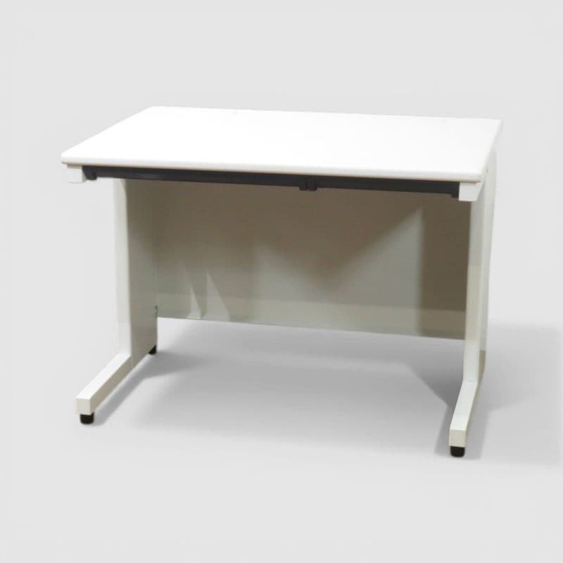 【中古】プラス 平デスク SH2-T107H WS ホワイト 事務机 オフィスデスク パソコンデスク  中古オフィス家具 AG20757 