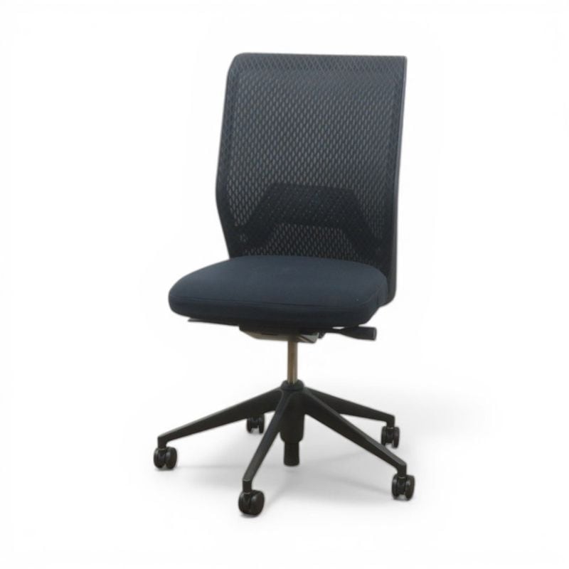 【中古/訳有】 ヴィトラ オフィスチェア ID メッシュ ブラック 事務椅子 肘無し パソコンチェア メッシュ ランバーサポート 中古オフィス家具 AG20786-1 