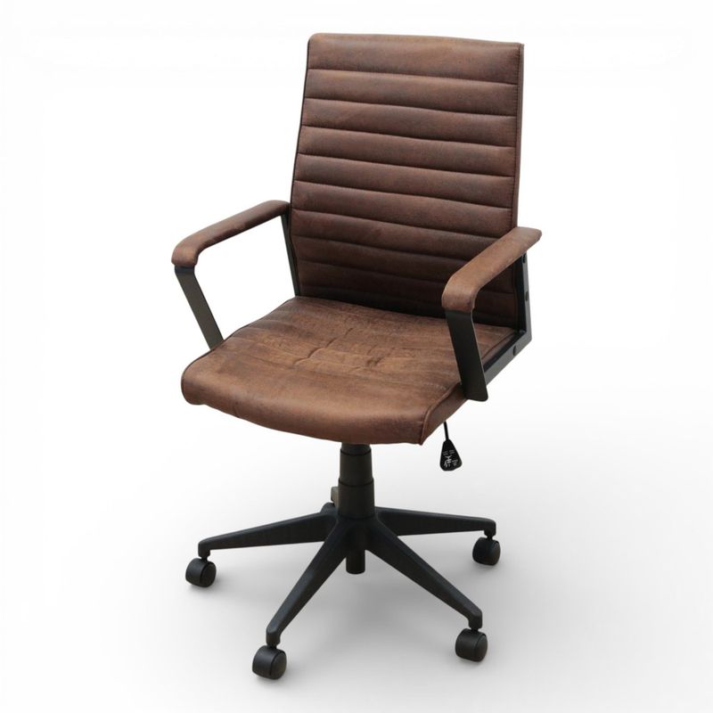 中古】INOUE オフィスチェア LUX-39 ブラック 肘付き ヘッドレスト