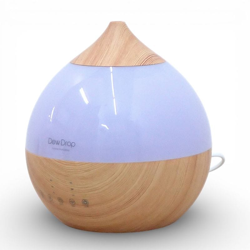 【中古】スリーアップ 加湿器 ハイブリッドアロマ加湿器 HFT-1718 ホワイト/ウッド 3.3L 超音波式 アロマ 中古オフィス家具 EG20304
